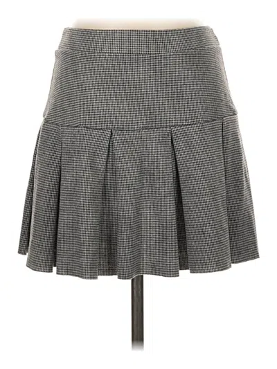 Pre-owned Blue Blush Casual Skirt In Gray