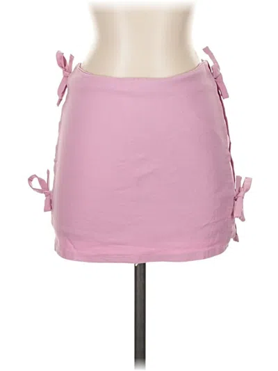 Pre-owned Blue Blush Casual Skirt In Pink