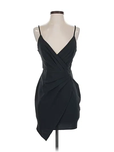 Pre-owned Blue Blush Cocktail Dress In Black