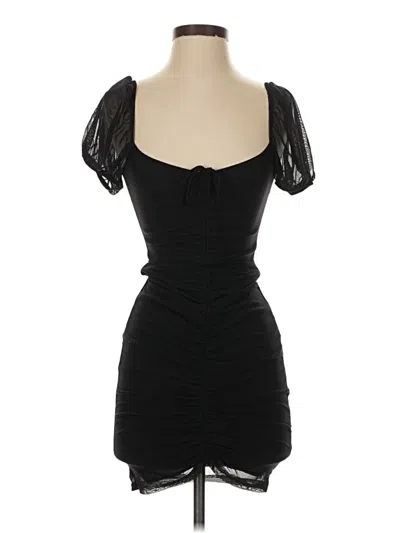Pre-owned Blue Blush Cocktail Dress In Black