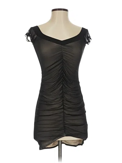 Pre-owned Blue Blush Cocktail Dress In Black