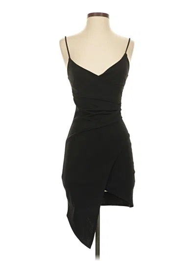 Pre-owned Blue Blush Cocktail Dress In Black