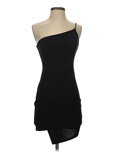 Pre-owned Blue Blush Cocktail Dress In Black