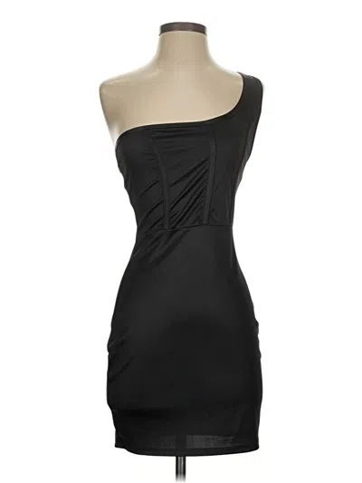 Pre-owned Blue Blush Cocktail Dress In Black