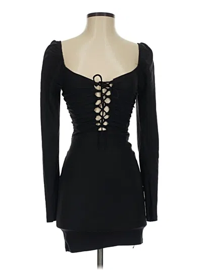 Pre-owned Blue Blush Cocktail Dress In Black