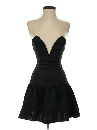 Pre-owned Blue Blush Cocktail Dress In Black