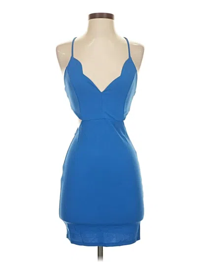 Pre-owned Blue Blush Cocktail Dress In Blue