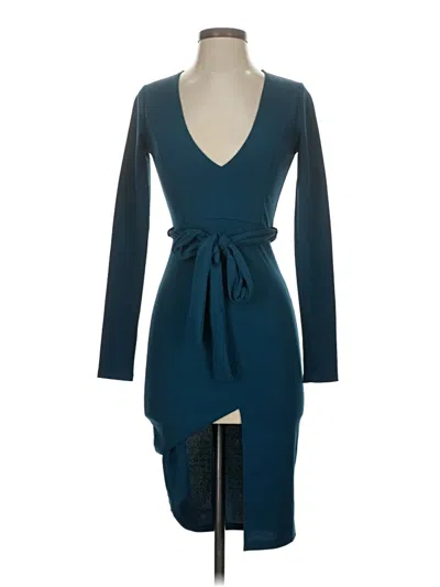 Pre-owned Blue Blush Cocktail Dress In Blue