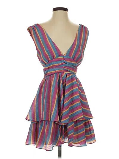 Pre-owned Blue Blush Cocktail Dress In Blue