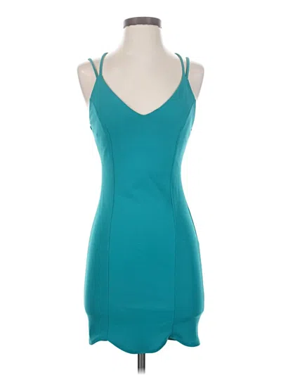 Pre-owned Blue Blush Cocktail Dress In Blue