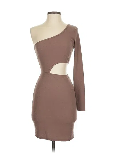 Pre-owned Blue Blush Cocktail Dress In Brown