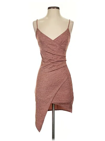Pre-owned Blue Blush Cocktail Dress In Brown