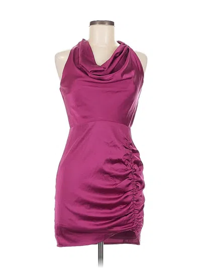 Pre-owned Blue Blush Cocktail Dress In Burgundy