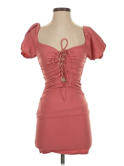 Pre-owned Blue Blush Cocktail Dress In Burgundy