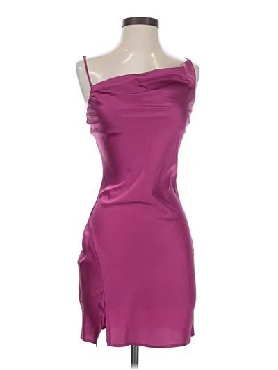 Pre-owned Blue Blush Cocktail Dress In Burgundy