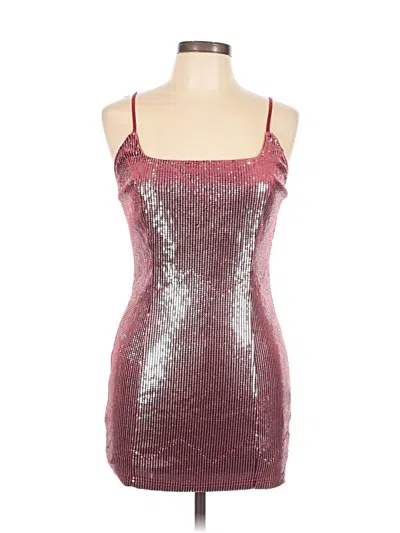 Blue Blush Cocktail Dress In Burgundy