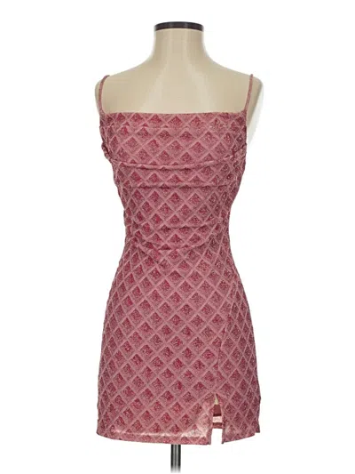 Pre-owned Blue Blush Cocktail Dress In Burgundy