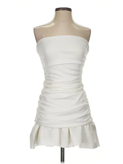 Pre-owned Blue Blush Cocktail Dress In Ivory