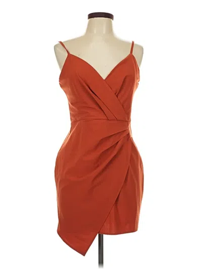 Pre-owned Blue Blush Cocktail Dress In Orange