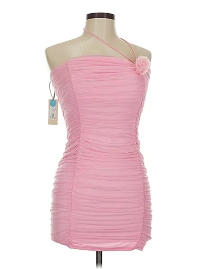 Blue Blush Cocktail Dress In Pink