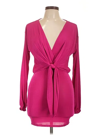 Pre-owned Blue Blush Cocktail Dress In Pink