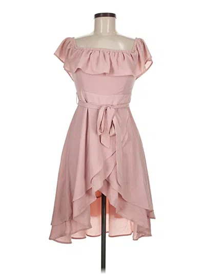 Pre-owned Blue Blush Cocktail Dress In Pink