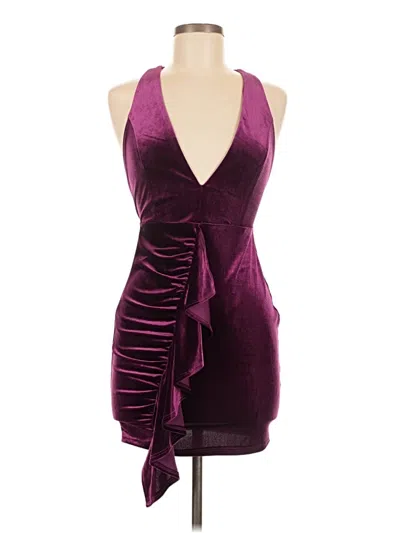 Pre-owned Blue Blush Cocktail Dress In Purple