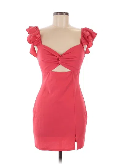 Pre-owned Blue Blush Cocktail Dress In Red