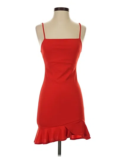 Pre-owned Blue Blush Cocktail Dress In Red