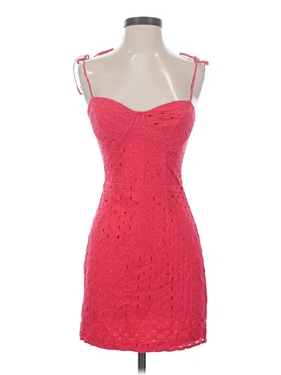 Pre-owned Blue Blush Cocktail Dress In Red