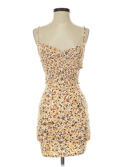 Pre-owned Blue Blush Cocktail Dress In Yellow