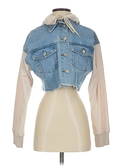 Pre-owned Blue Blush Denim Jacket In Blue