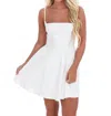 Blue Blush Earn It Mini Dress In Ivory In White