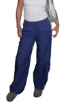 Blue Blush In Line Track Pants In Blue In Blue