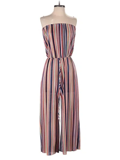 Pre-owned Blue Blush Jumpsuit In Brown