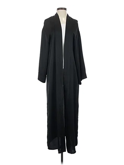 Pre-owned Blue Blush Kimono In Black