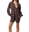Blue Blush Made For Fall Romper In Brown In Brown