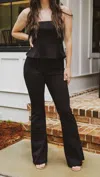 Blue Blush Martini At Midnight Set In Black In Black