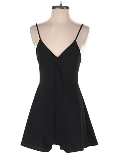 Pre-owned Blue Blush Romper In Black
