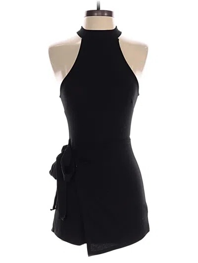 Pre-owned Blue Blush Romper In Black
