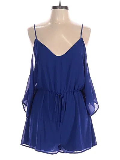 Pre-owned Blue Blush Romper In Blue