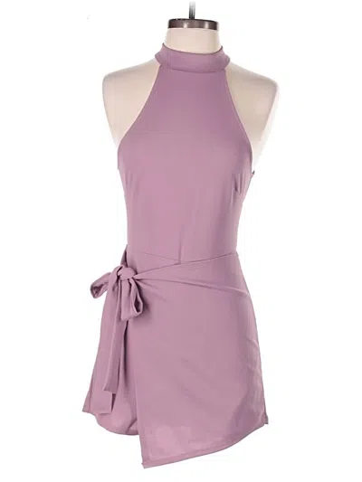 Pre-owned Blue Blush Romper In Purple