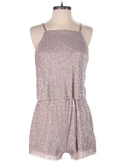 Pre-owned Blue Blush Romper In Silver