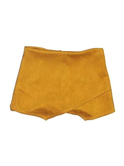 Pre-owned Blue Blush Skort In Yellow
