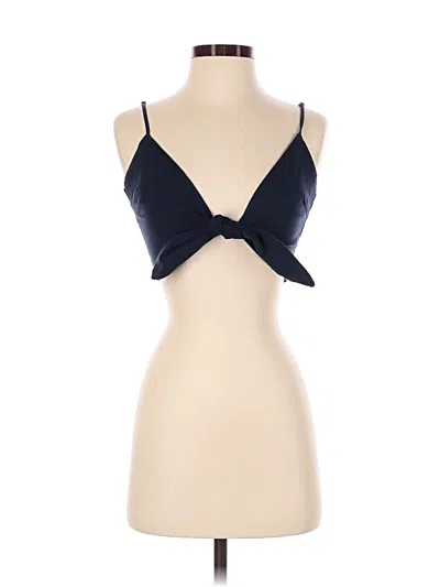 Pre-owned Blue Blush Sleeveless Top Blue Sweetheart Neckline Tops