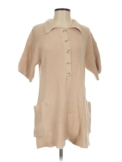 Pre-owned Blue Blush Sweater Vest In Brown