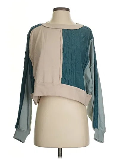 Pre-owned Blue Blush Sweatshirt In Blue