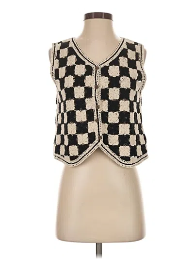 Pre-owned Blue Blush Vest In Ivory