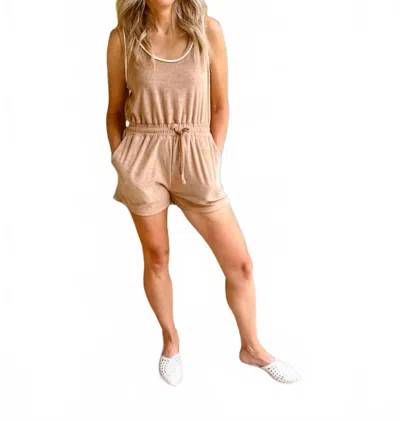 Blue Blush Women's Debbie Romper In Taupe In Neutral