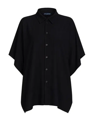 Blue Brothers Woman Shirt Black Size 6 Polyester